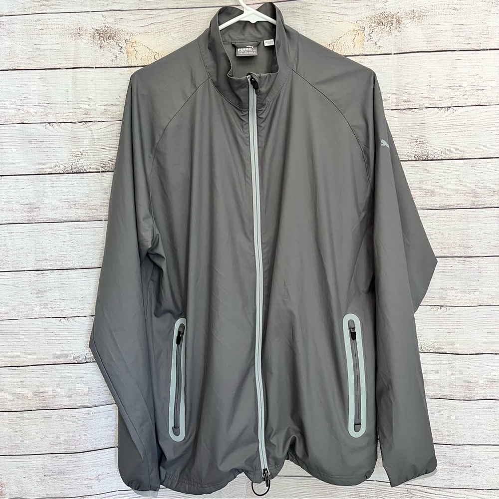 PUMA Full Zip wind Breaker Jacket Size Large